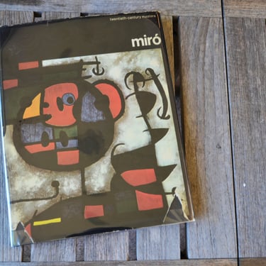 Joan Miró , Twentieth Century Masters, 1970 - Vintage  Hardback Art Book 