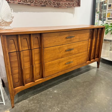 Mid Century Modern Kent Coffee Low Boy Dresser