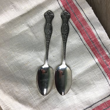State seal spoons by Oneida Community - silverplate teaspoons - assorted states 