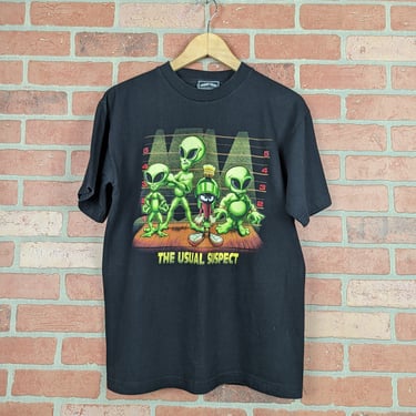 Vintage 90s Marvin the Martian "The Usual Suspect" ORIGINAL Cartoon Tee - Medium 