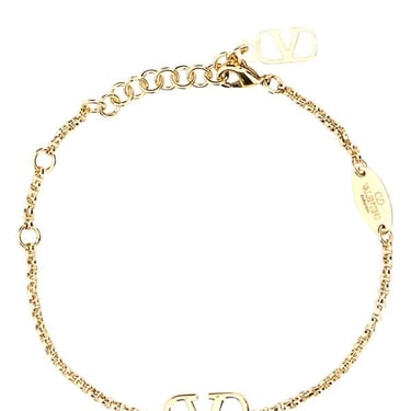 Valentino Garavani Women Gold Metal Vlogo Signature Bracelet