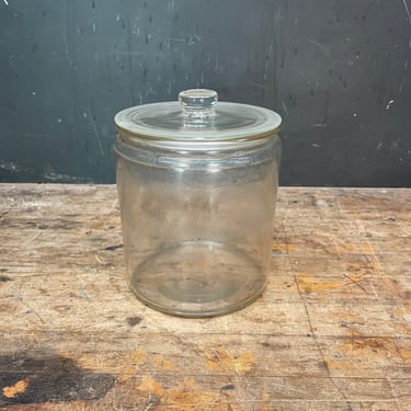 Vintage Apothecary Lidded Jar Doctors Office Candy Store 