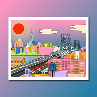 Print | Williamsburg Bridge NYC