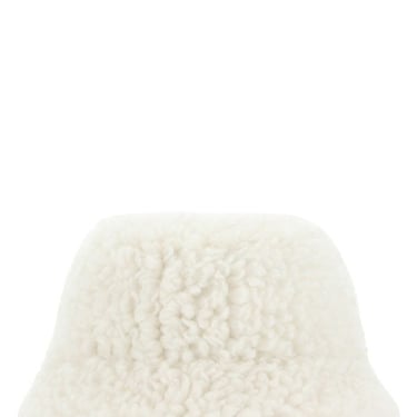 PRADA Ivory Eco Shearling Hat