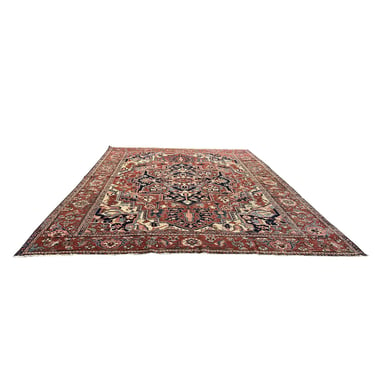 Antique Finely Hand Knotted Serpai Carpet | 8'7" x 11'7