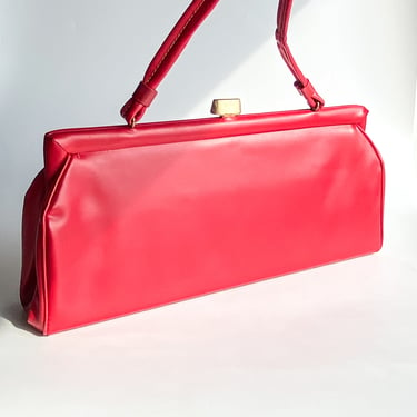 1960s Cherry Red Modular Handbag