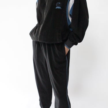 Vintage Onyx & Ocean Christian Dior Velour Track Suit