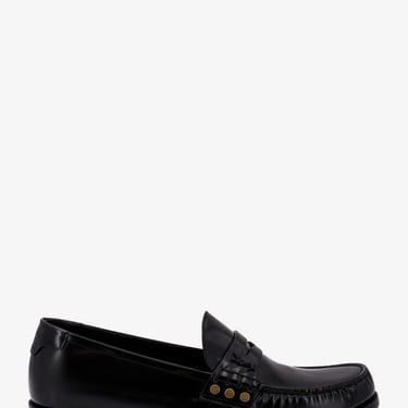 Saint Laurent Men Saint Laurent Black Loafers