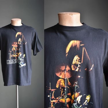 Vintage 90s Y2K Hanson Tshirt / Vintage Pop Rock Band Tshirt / Vintage Hanson Tshirt / Vintage Hanson Band Tee Medium Large 