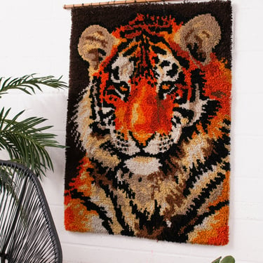 Tiger Fiber Art