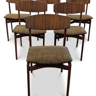 6 Teak Dining Chairs - 072309