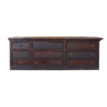 Nine Drawer Cabinet