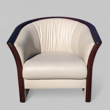 Nice Leather Armchair by Ekornes, Rosewood, Lounge Chair, Mid Century, Scandinavian, Living Room 