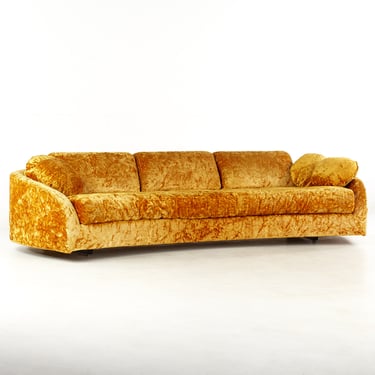 Adrian Pearsall for Craft Associates Mid Century Crushed Velvet Sofa - mcm 