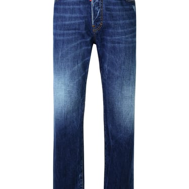 Dsquared2 642 Blue Cotton Denim Jeans Man