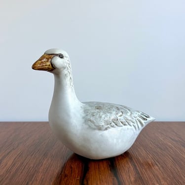 Vintage Andersen Design Pottery Snow Goose Figurine 