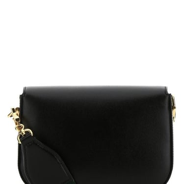 Gucci Woman Black Leather Mini Horsebit 1955 Crossbody Bag