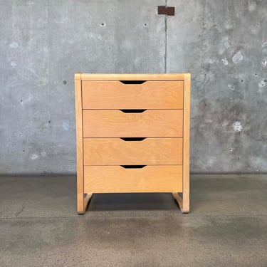 Vintage IKEA "Anes" Dresser In Birch Plywood