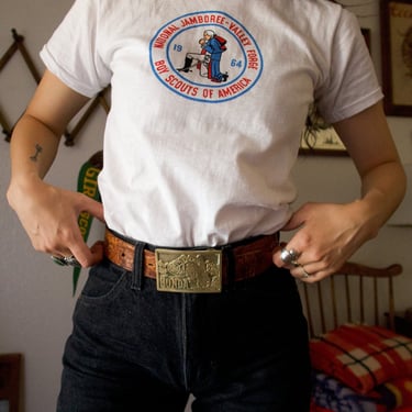 Vintage 60's Boyscout National Jamboree Forge Single Stitch Graphic T-shirt 