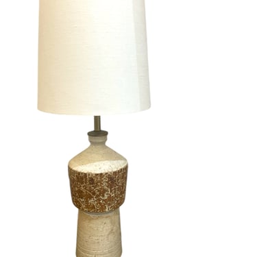 Danish Studio Pottery Lamp with Shade