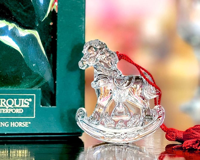 Vintage Waterford Crystal Rocking good Horse