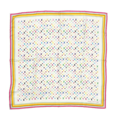 Louis Vuitton White Murakami Scarf