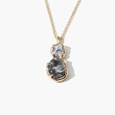 Cled Duo Beam marble Necklace