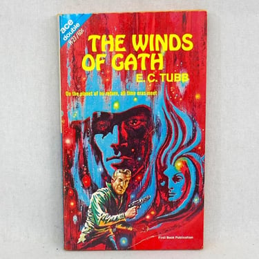 ACE Double from 1967: The Winds of Gath (E. C. Tubb) and Crisis on Cheiron (Juanita Coulson) - Vintage 1960s Sci Fi Science Fiction Books 