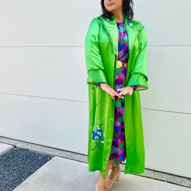 Bed of Clover Silk Robe