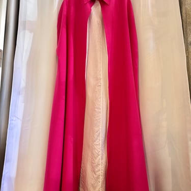 Hot Pink Long Cape