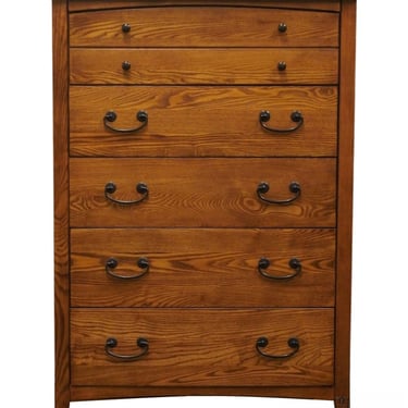 VINEYARD FURNITURE Solid Oak Early American Rustic Style 35″ Chest of Drawers w. Hidden Storage 