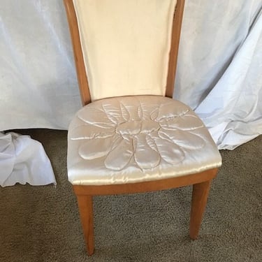 Heywood Wakefield Upholstered Side Chair 