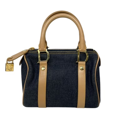 Dior Mini Denim Bowler Bag