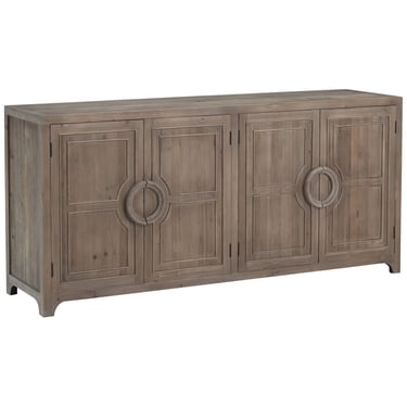 Beautiful Reclaimed Wood 4Dr. Sideboard In Natural Brown Finish from Terra Nova Designs Los Angeles 