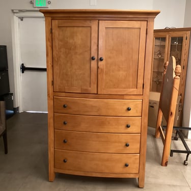 Honey Oak Armoire