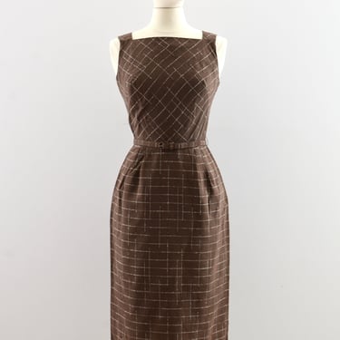 1950's Wild Stitch Wiggle Dress