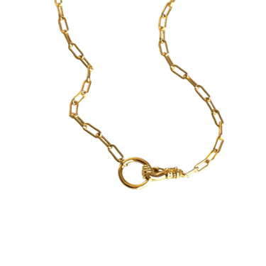 Gold Hand Pendant Necklace