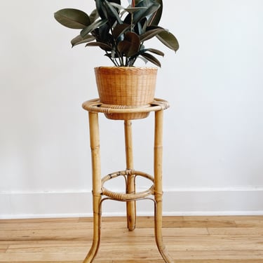 Rattan Double Plant Stand