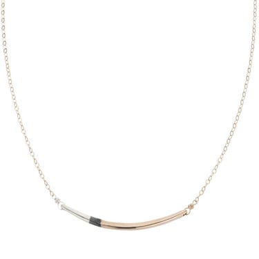 Colleen Mauer Designs | Tri-Toned Arc Necklace
