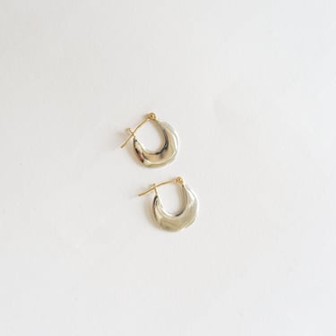 Leonore Small Disk Hoops