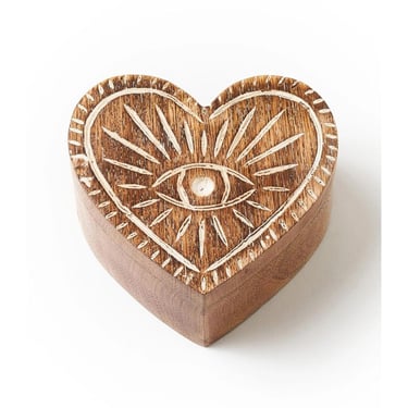 MTBE Evil Eye Heart Jewelry Box