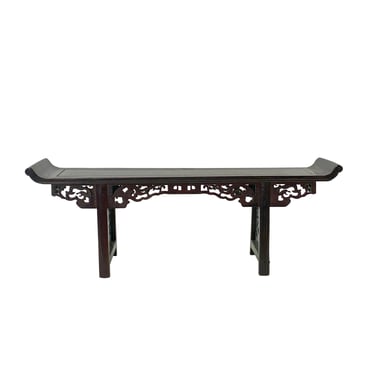 Chinese Rosewood Handmade Miniature Altar Table Display Decor Art ws2903E 