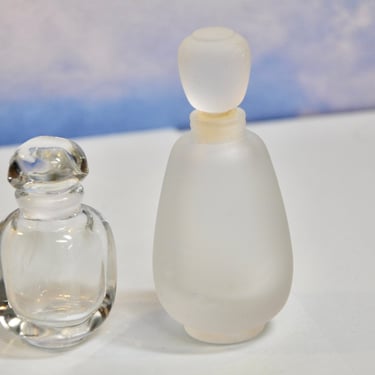 Set of 2 Vintage Empty Perfume Bottles 1970s Estee Lauder Private Collection 1960s Givenchy Perfume Bottle 1960s Collectible Perfume Display 