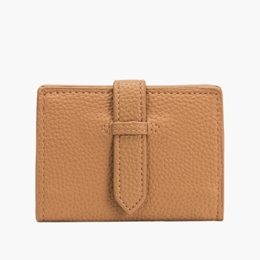 Pria vegan leather wallet, taupe