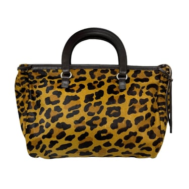 Prada Cheetah Print Mini Top Handle Bag