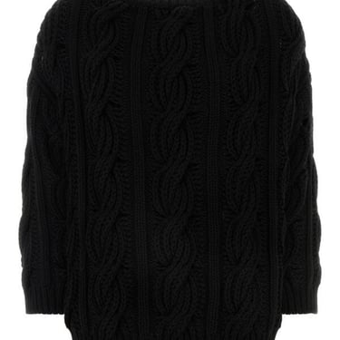 Valentino Garavani Women Black Wool Sweater