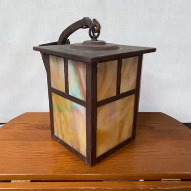 Arroyo Craftsman Mission Style Copper Lantern Wall Sconce (2 Available)