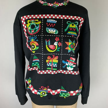 Vintage Ugly Christmas Sweater Sweatshirt 