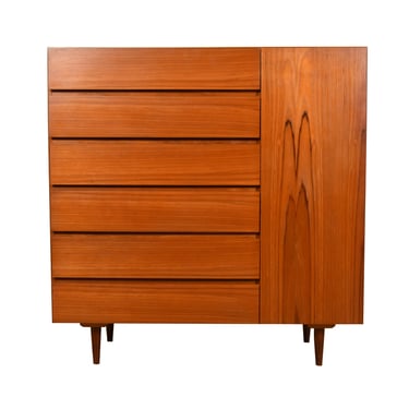 Danish Modern Teak Storage | Gentleman’s Chest | Dresser