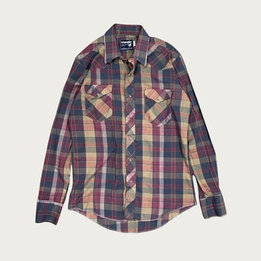 (M/L) Wrangler Western Plaid Shirt